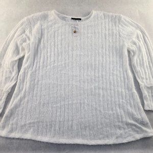 NWT Lane Bryant White Sweater 1x 14 16